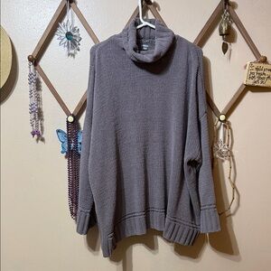 Aerie Dusty Putple Turtleneck Sweater